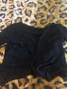 debut Black Knit Women's Cardigan
